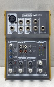 Tapco Audio Mixer Mix 50 Yellow Silver 4 Channel 15V