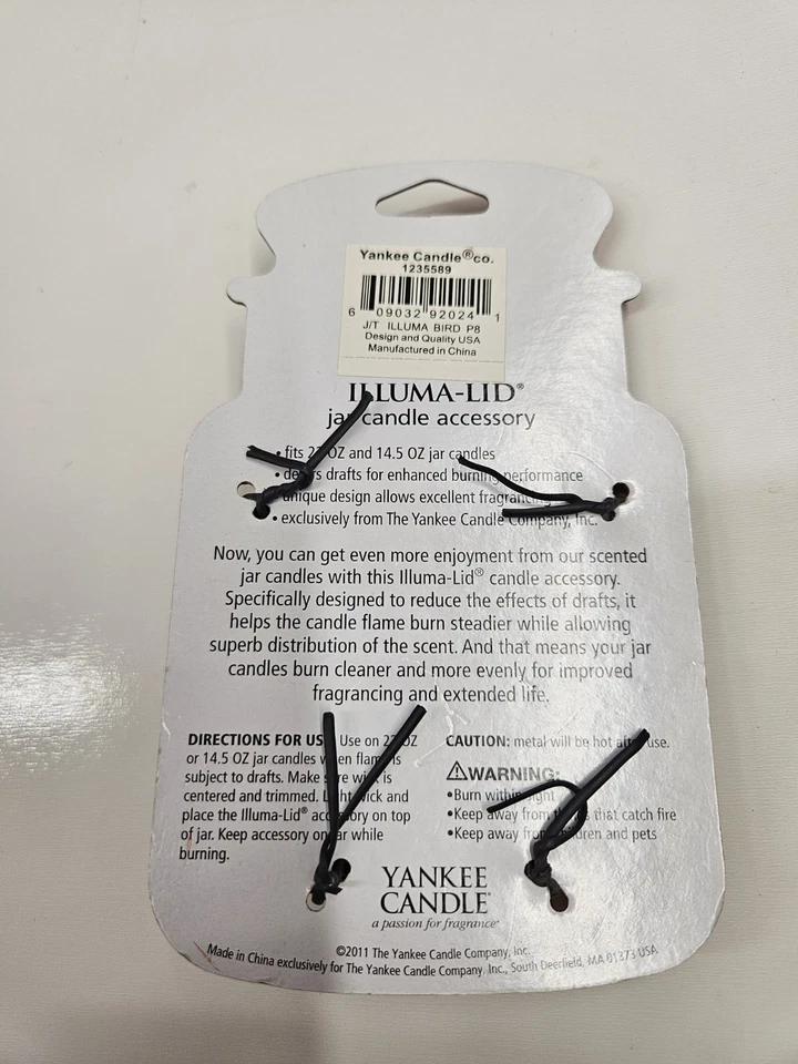 Tapa tapa Yankee Candle Illuma para tarro de 14,5 y 22 oz Candle Raised Cardinal Bird Foto 2 de 4