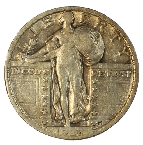 1923 25C Standing Liberty Quarter- Choice EF- SMH 1552