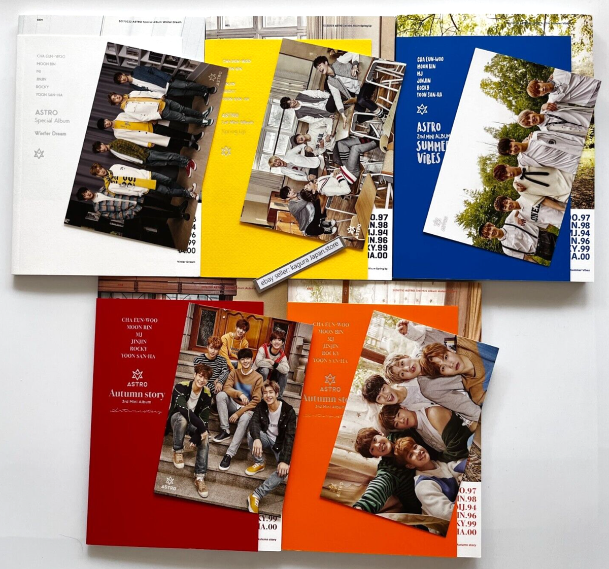 ASTRO Four 4 Seasons Album Spring Up Summer Autumn Winter Dream CD