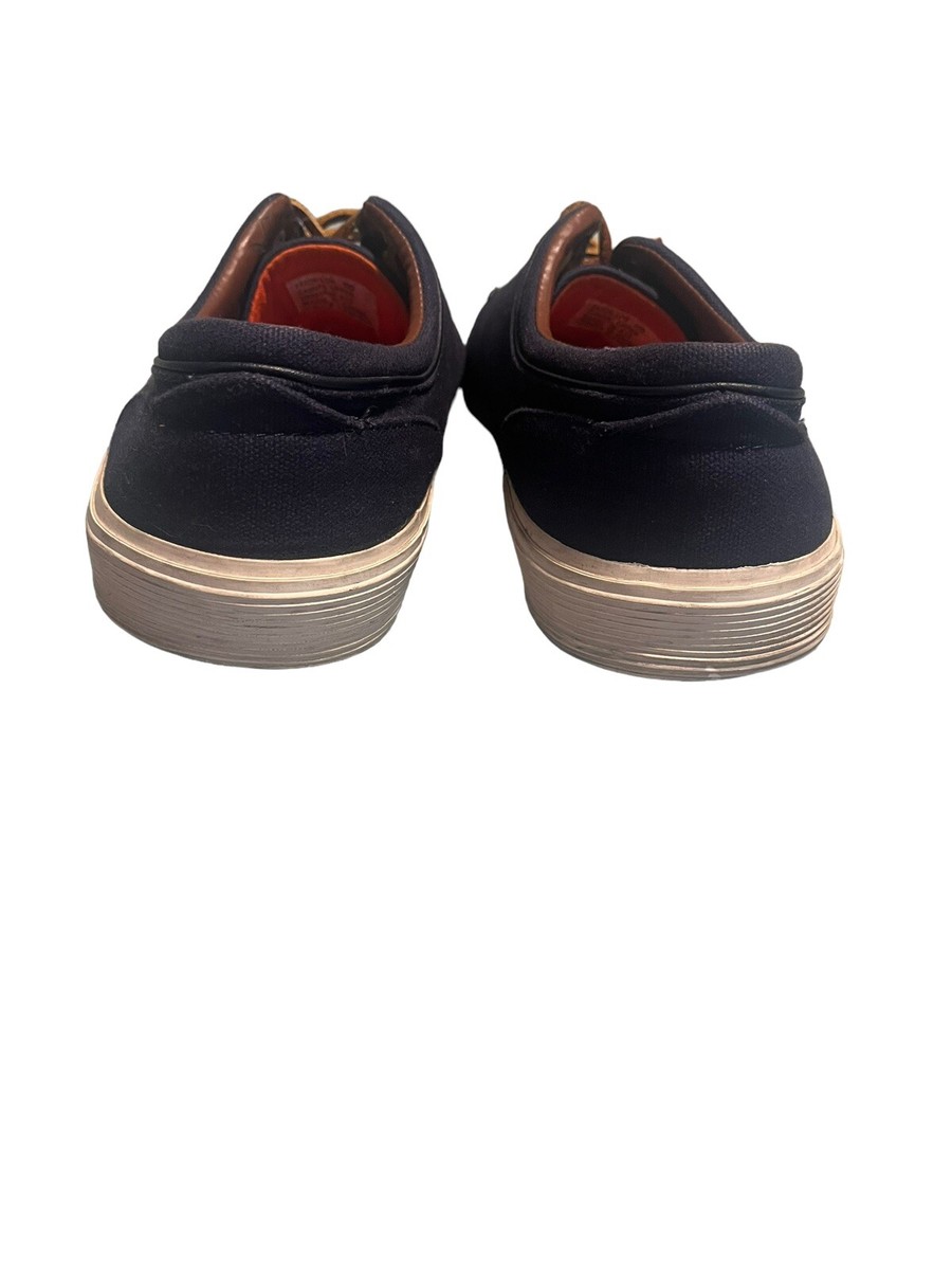 Polo Ralph Lauren Faxon Mens Blue Canvas Boat Shoes Loafers  display picture 1