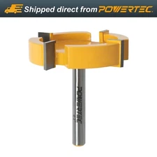 1/4" Shank Slab Flattening Router Bit, 2" Dia, 1/2" Cut Depth, CNC Planer Bit