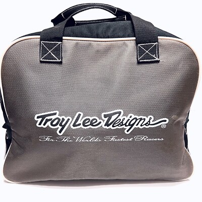 Vintage Troy Lee Designs TLD Helmet Bag Black Silver RED Dirt bike