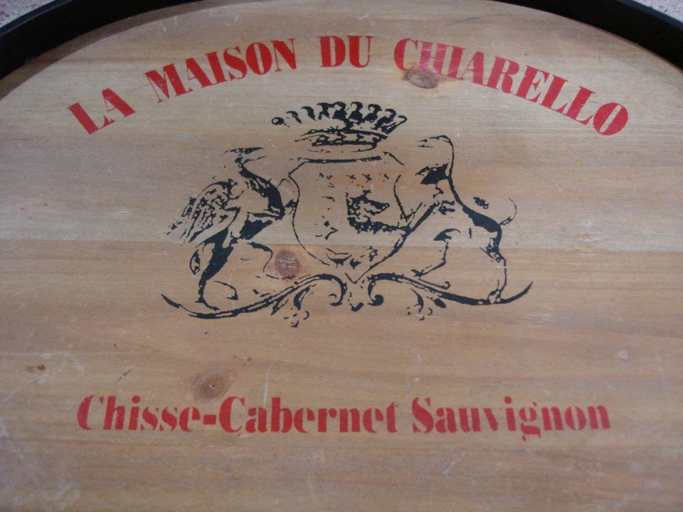 Rustic Cedar Wood w/Black Wrought Iron, Rimmed Tray "La Maison Du Chiarello" - Image 2 of 3