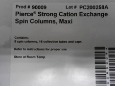 THERMO SCIENTIFIC 90009 PIERCE® STRONG CATION EXCHANGE SPIN COLUMNS MAXI