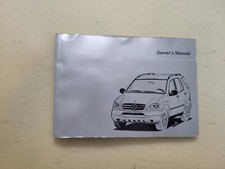 ORIGINAL MANUALS/CASE FROM 1998  MERCEDES BENZ ML 320 LIGHT TRUCK