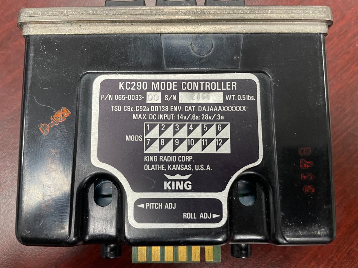 BENDIX/KING KC 290 AUTOPILOT MODE CONTROLLER P/N 065-0033-00