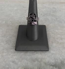 Beautiful Vintage Sterling Silver MOP Daisy Flower Vine Ring Sz 6.5