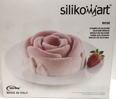 SILIKOMART CAKE ROSE 7.08 H 3.14  NEW IN PACKAGE MADE IN ITALY