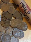 1946 P Lincoln Wheat Cent 50 Penny Roll Circulated G-VF Free Shipping