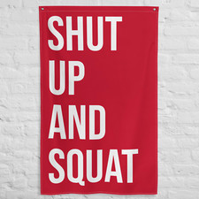 Custom Gym Flag - Workout Motivation Tapestry