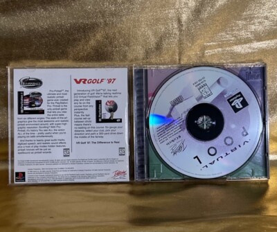 Virtual Pool (Sony PlayStation 1, 1996) Very Good Condition