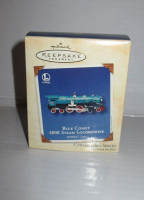 Die-Cast 2002 Hallmark Keepsake Blue Comet 400E Steam Locomotive LIONEL Ornament