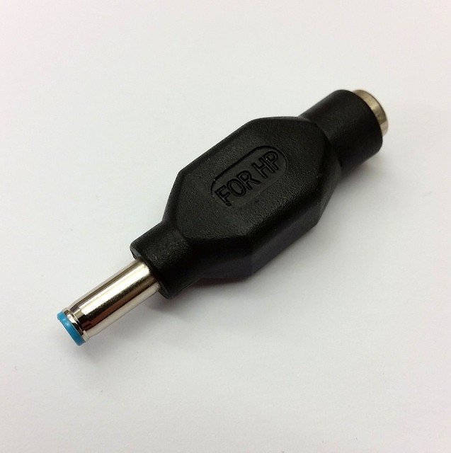 2X 4.5mm x 3mm Male to 5.5mm x 2.1mm Female DC Power Adapter Jack for HP Laptop eBay