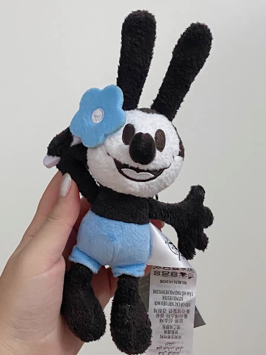Disney 100 authentic 2023 Oswald lucky rabbit Small Plush keychain