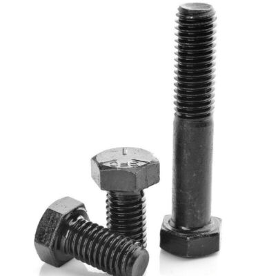 UNC Hex Screw 1/4-20 American Standard Thread Black Bolts Level 5 Various Length