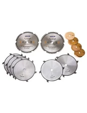 Oshlun SDS-0842 8-Inch 42 Tooth Stack Dado Set with 5/8-Inch Arbor 