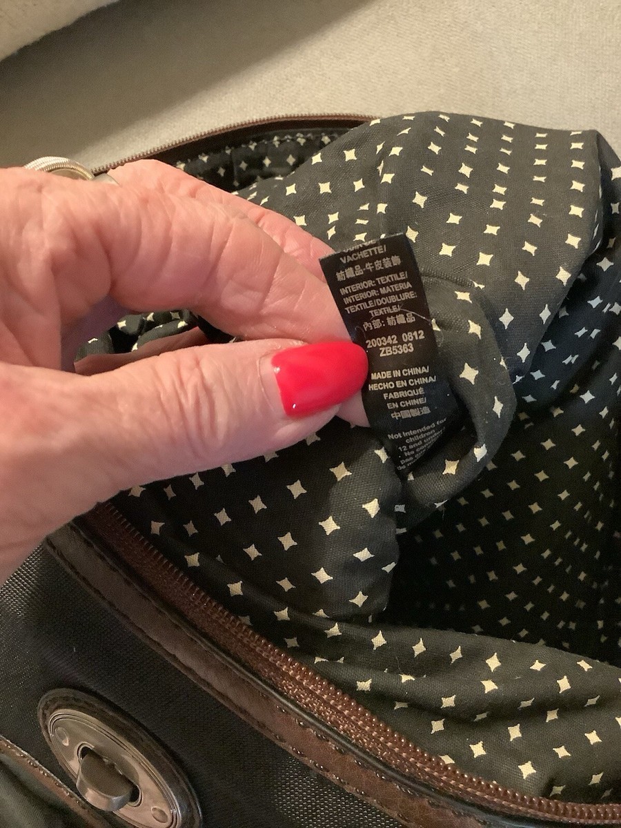 はいの Fossil Key Per Black Quilted Satchel Shoulder Bag | eBay