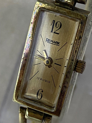vintage rare mechanical REMARK ladies watch swiss made.