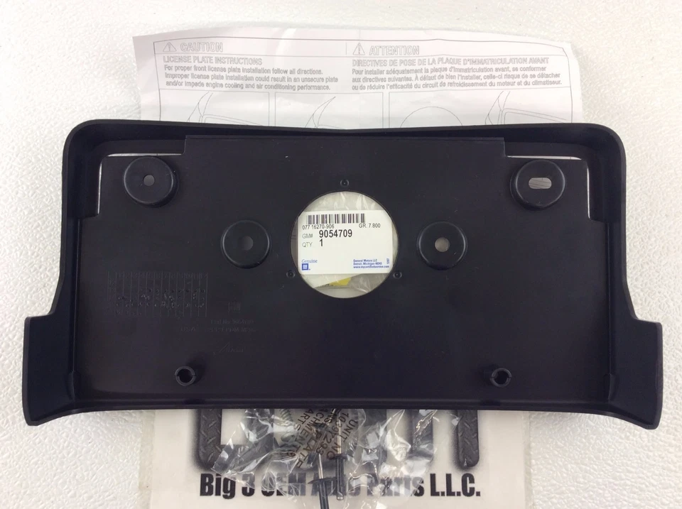 Soporte de matrícula delantero Buick LaCrosse Allure 2014-2016 nuevo OEM 9054709 Foto 2 de 2