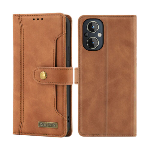 Funda para tarjeta estilo portátil OnePlus Nord N20 5G, funda de cuero magnética abatible para teléfono - Imagen 19 de 22