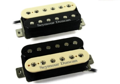 Seymour Duncan Custom Custom SH-11 Bridge & Jazz SH-2n Neck Zebra Humbucker Set 