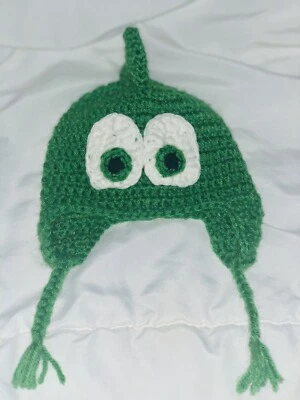 Geko Pj Mask  Mütze Hand Made 0-3 Monate 3-6, 6-9, 9-12 - Bild 1 von 4
