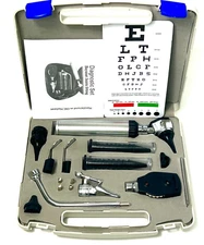 NEW Professional Otoscope Opthalmoscope Set ENT Medical Diagnostic Set
