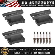 Ignition Coil & Platinum Spark Plug For Mitsubishi Montero Sport UF196