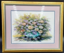 Vintage Estate Sale Find a Signed Oil Painting Purchased in France Framed in RI.