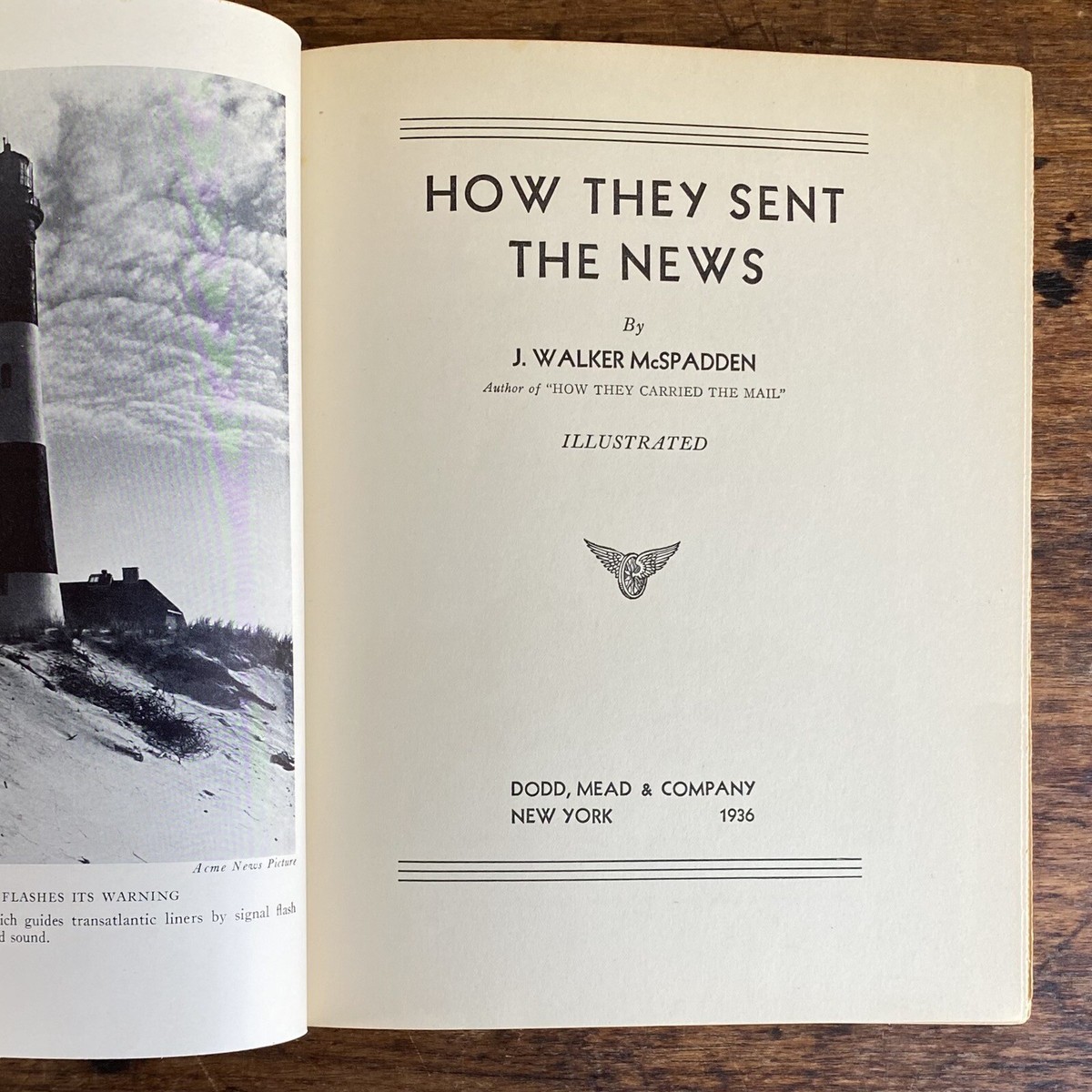 How They Sent The News by J. Walker Spadden 1936 | eBay