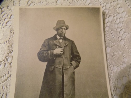 Foto vintage uomo afroamericano 5 x 3 1/2 - Foto 5 di 7