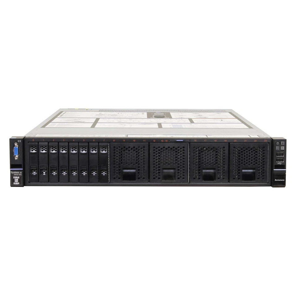 Lenovo Server System x3650 M5 2x 6-Core Xeon E5-2620 v3 2,4GHz 32GB 8xSFF M5210