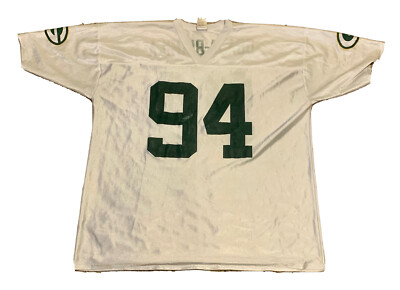 新品訳あり【2XL】GREEN BAY PACKERS フットボールシャツ Kabeer Gbaja-Biamila — Green Bay Packers Away Jersey — Size Men's