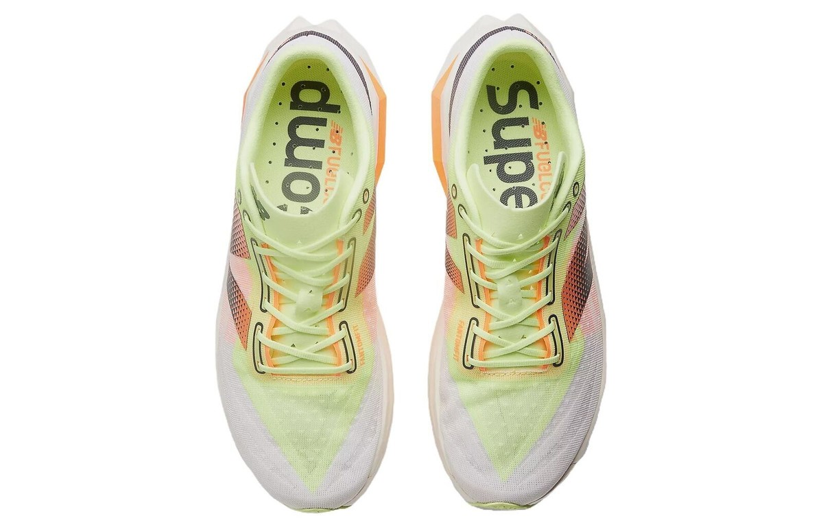 New Balance FuelCell SuperComp Elite v4 White Lime Mango