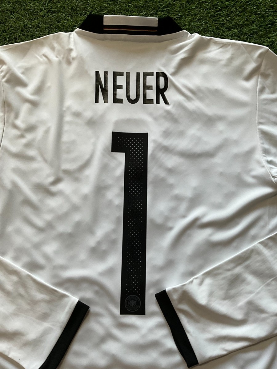 adidas Germany Men's Home L/S Jersey 16/17 Legend Neuer #1 SzS
