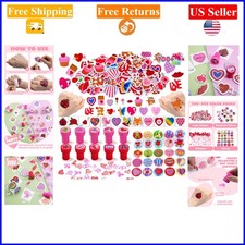 700 Pcs Kids Valentine's Day Stickers Tattoos Party Favors