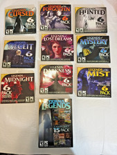 Lot 10 NEW Hidden Object PC games Eternal Legends, Legends of Midnight, Mist,