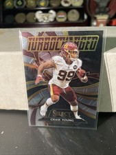 Chase Young Rookie Card Turbocharged NFL Select Commanders. rookie card picture