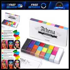 20 Color Professional Face Body Paint Palette for Halloween SFX Cosplay Makeup