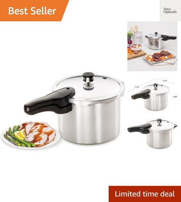 #ad #ad 6 Quart Aluminum Pressure Cooker Silver $118.99