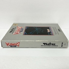 Vectrex Web Wars 1983 Vintage CIB Complete In Box Video Game Overlay Manual Box