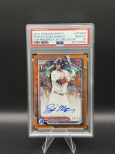 Braden Montgomery 2024 Bowman Draft Autographs CPA-BM Orange /25 GEM 10