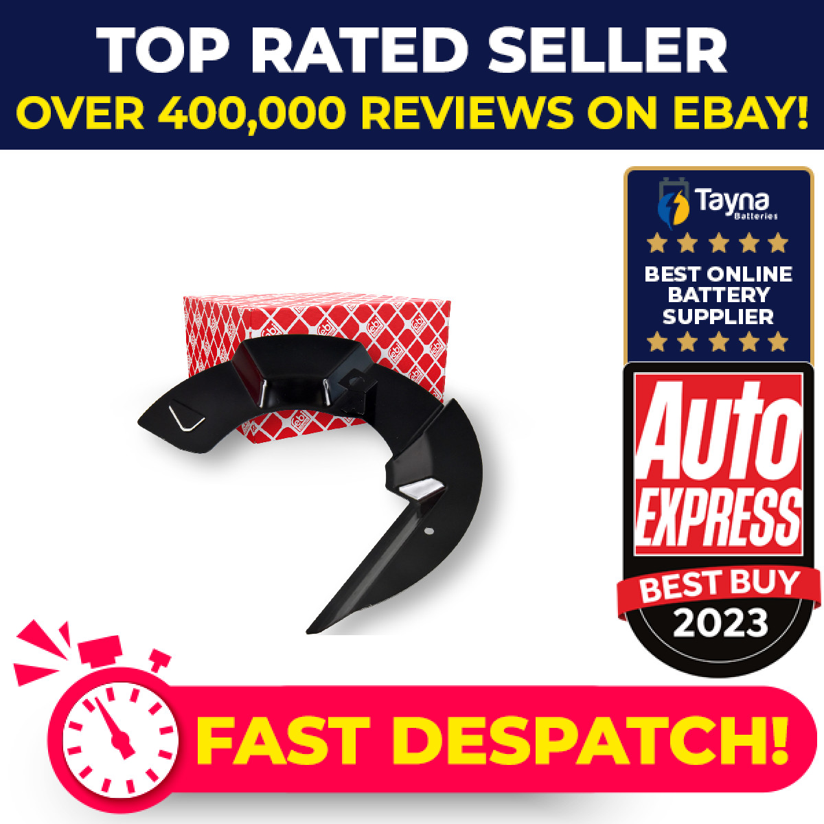 Brake Disc Splash Panel Front Left 175479 Febi Guard Plate FTC4839 577177 New