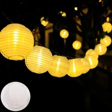 LED Solar Lantern String Lights Outdoor Garland Fairy Lights Solar