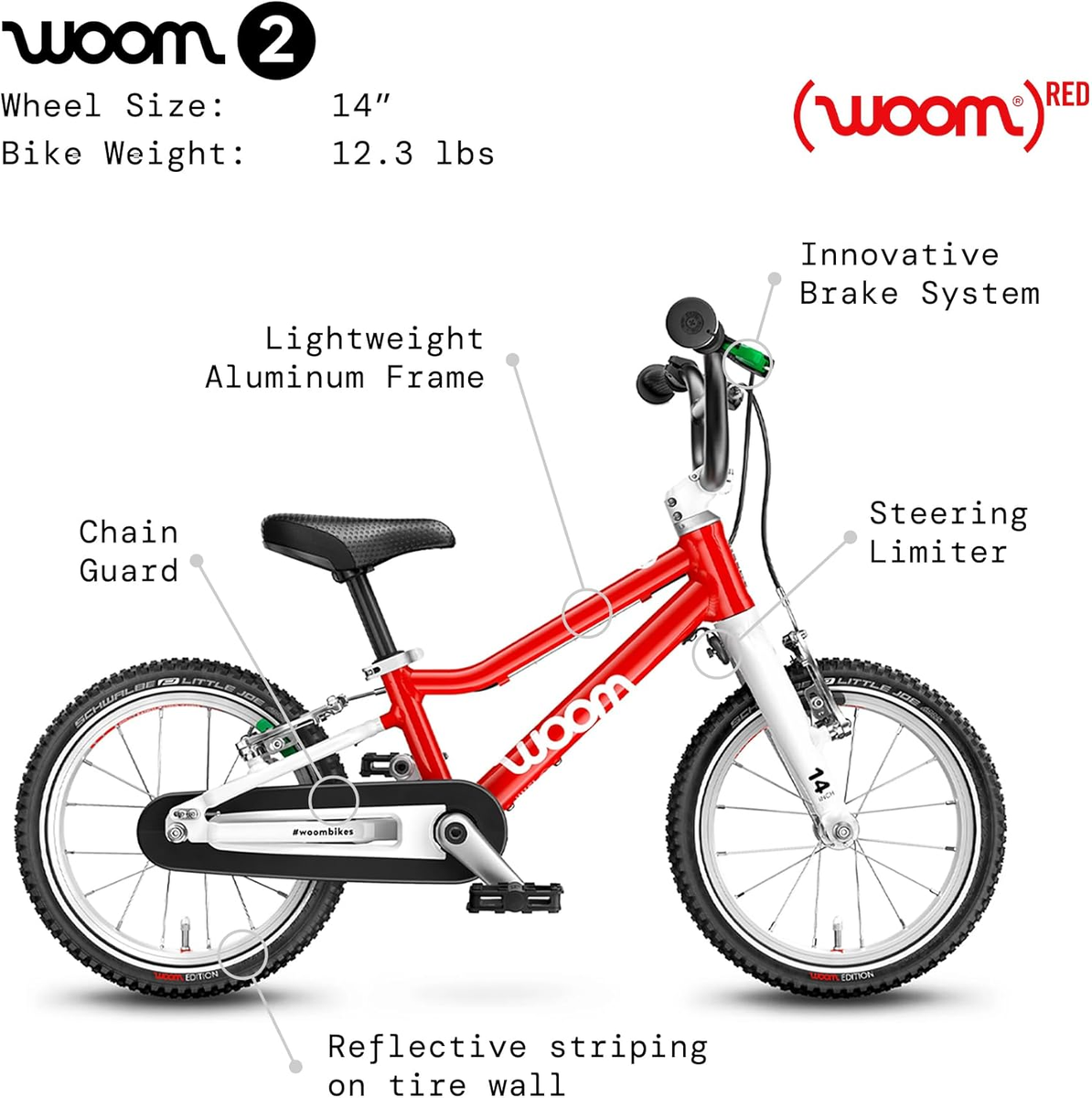 Balance Bike Woom Coaster Brake Woom Children'S Bicycle For