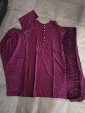 Women's Shalwar Kameez Suit Indian Pakistani Wedding Party, 3-Piece