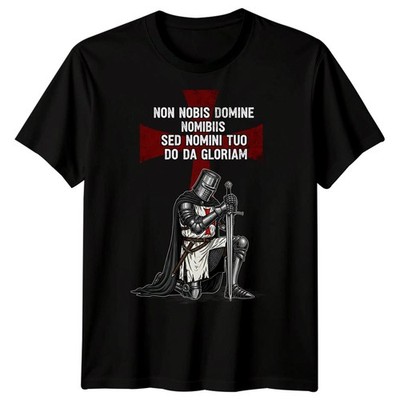 Non Nobis Domine Tempelritter Geschichte Herren T-Shirt Kreuzritter Mittelalter