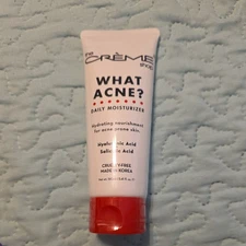 THE CREME SHOP WHAT ACNE? Daily Moisturizer Hyaluronic Acid + Salicylic Acid NEW