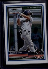 2023 Panini Stars & Stripes USA Baseball #42 Maxwell Clark